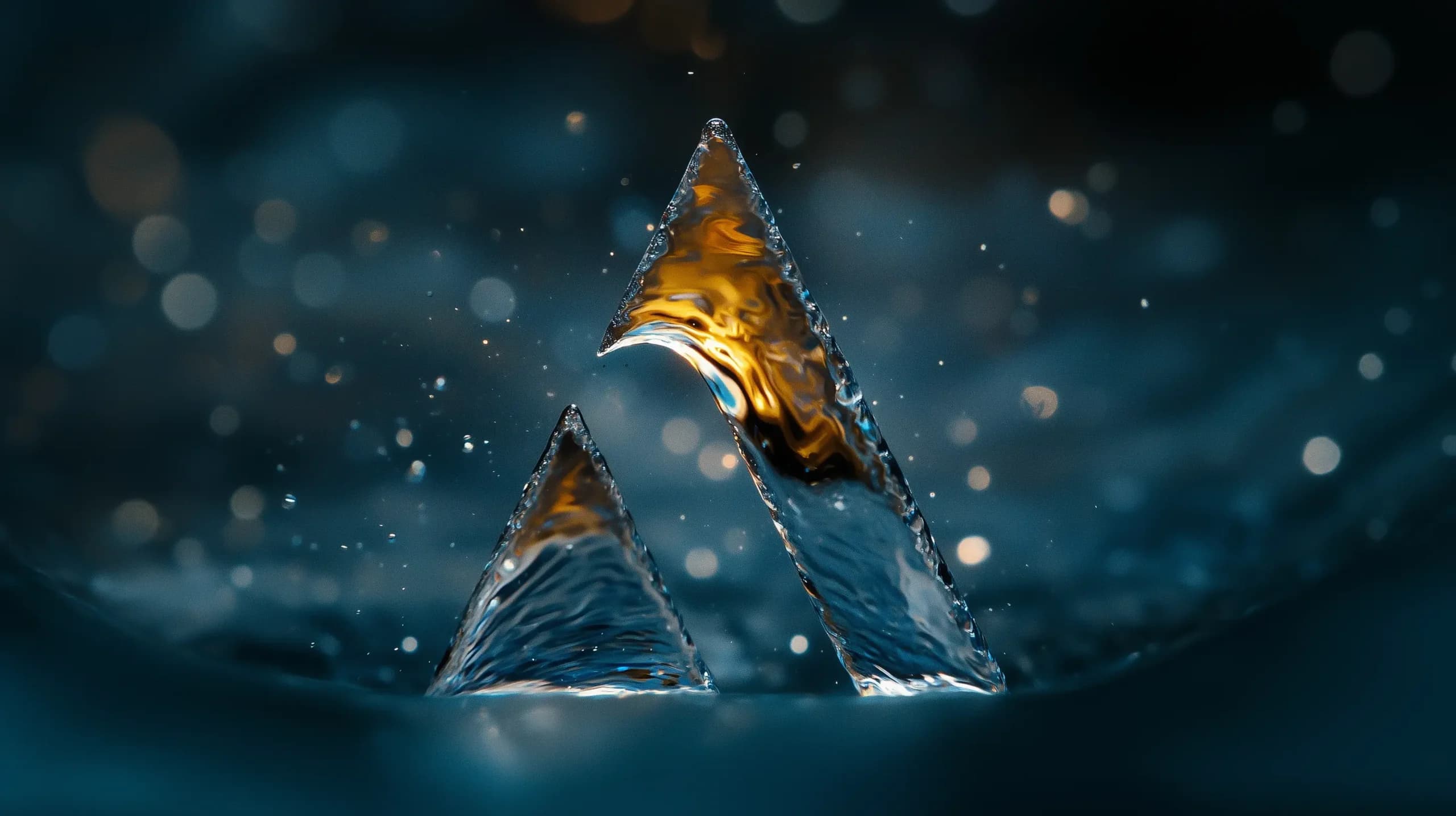 Frozen Logo Abstract